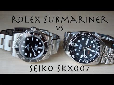 skx007 vs rolex submariner|seiko skx007 for sale.